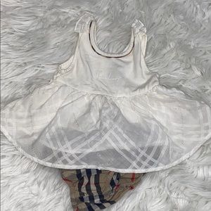 Authentic Burberry Baby dress set